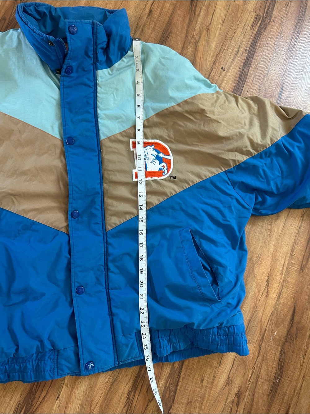 Vintage 90s Logo 7 NFL Denver Broncos Starter Jacket Mens Size L - Picture 12 of 12